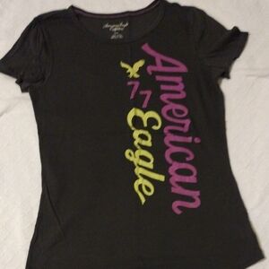 American Eagle Outfitters Charcoal Tee